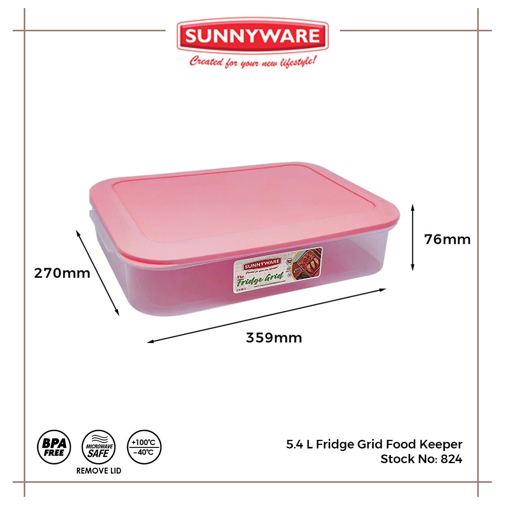 SUNNYWARE 824 - 5.4 L Fridge Grid Food Keeper 1PC