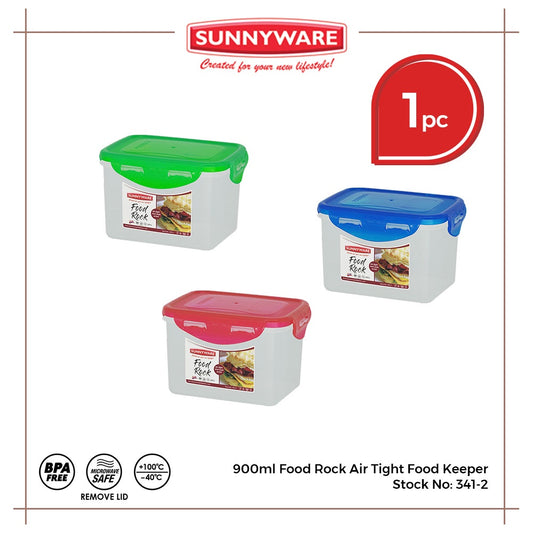 Sunnyware 341-2 900 ml Food Rock Air Tight Food Keeper Container Leak Proof