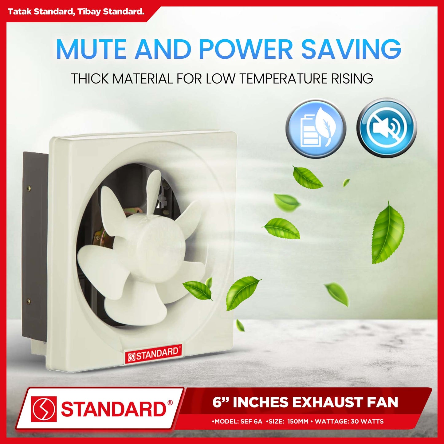 Standard Exhaust Fan 6" SEF 6