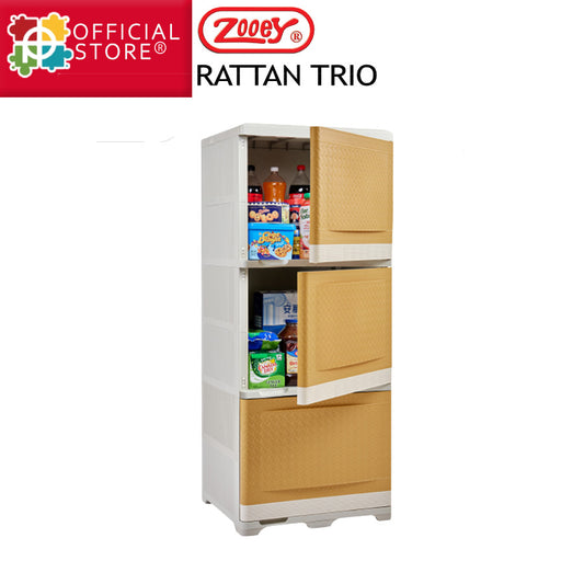 Zooey RATTAN Starbox Trio Cabinet/Organizer/Warrobe Stock No. 789 RTRIO