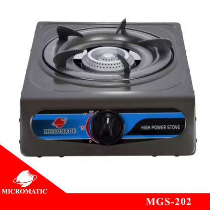 Micromatic MGS-202 Single Burner Gas Stove (Grey)