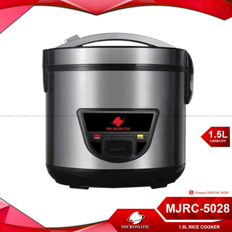 Micromatic MJRC-5028 Rice Cooker 1.5L Good for 6-8 Persons