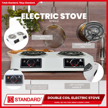 Standard Electric Stove Double Burner SEC-1102