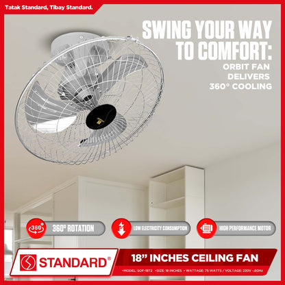 Standard Orbit Fan 18" Metal Blade SOF-18T2