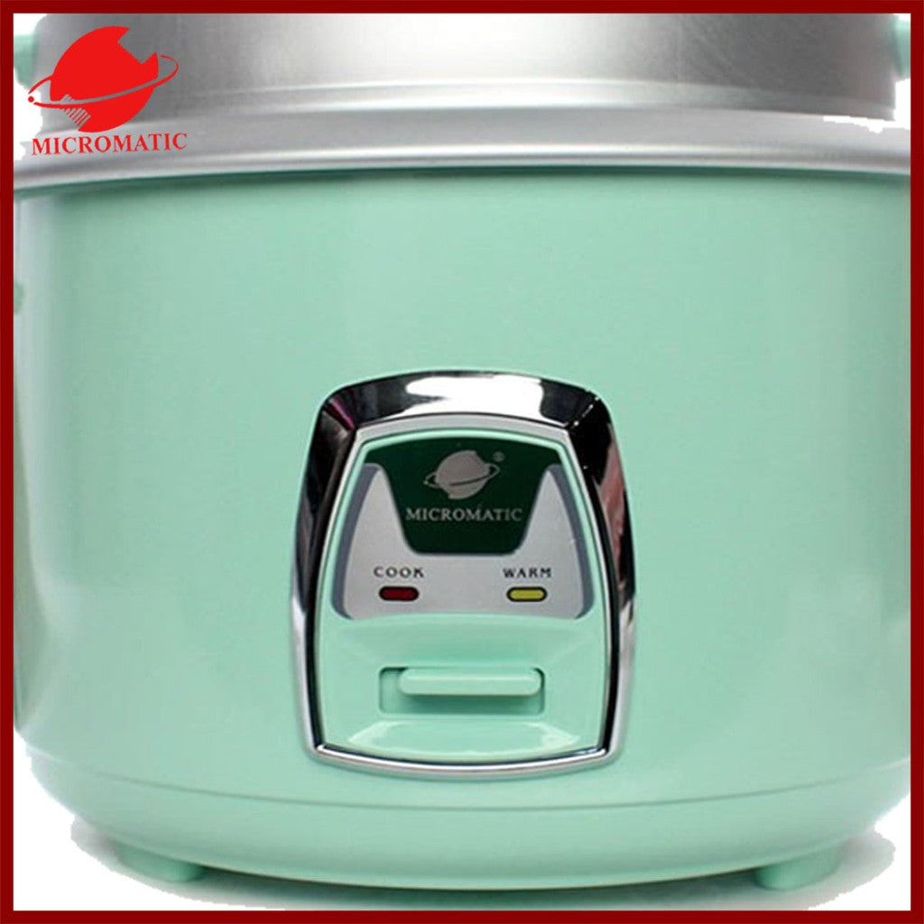 Micromatic MRC-868D Rice Cooker 1.8L Good for 10-12 Persons_Green