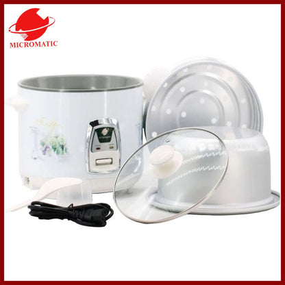 Micromatic MRC-7038 Rice Cooker 1.8L Good for 8-10 Persons_White