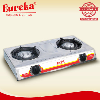 Eureka Gas Stove Double Burner Stainless EGS DB