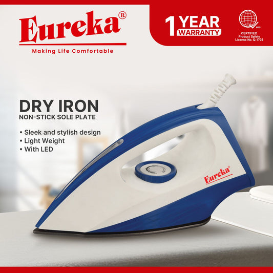 Eureka Dry Flat Iron with LED  / Plantsa EDI HB LED