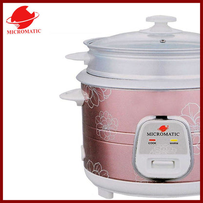 Micromatic MRC-838D Rice Cooker 1.8L Good for 10-12 Persons_Copper