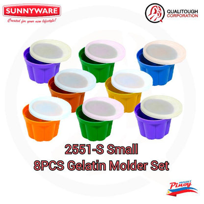 12-pc set Sunnyware 2551 Gelatin Bowl Molder Mold - Small for gulaman jelly