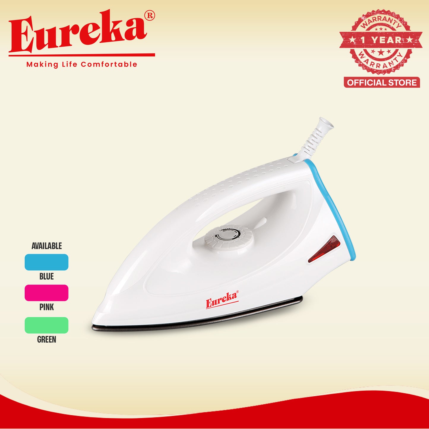 Eureka Dry Flat Iron / Plantsa EDIHBL