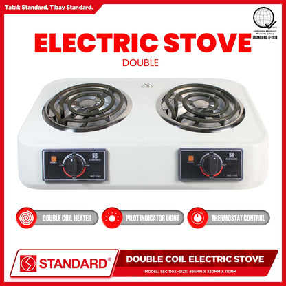 Standard Electric Stove Double Burner SEC-1102