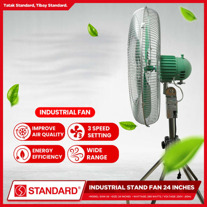 Standard Industrial Fan 24 Inches Metal Blade SHF 24