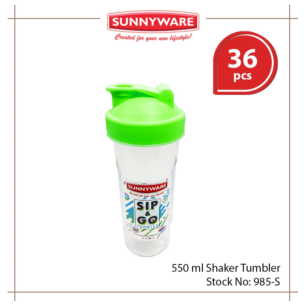 36 pcs Sunnyware 985-S 550 ml Sip n Go Tumbler Shaker Flip for giveaway