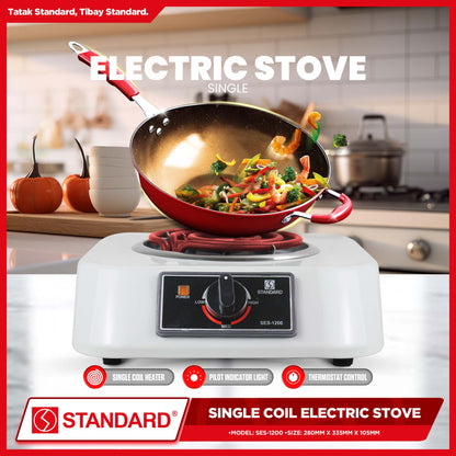 STANDARD Single Coil Electric Stove 1200W