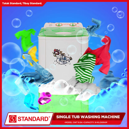 Standard Washing Machine SWT-6.0A Single Tub (350W)