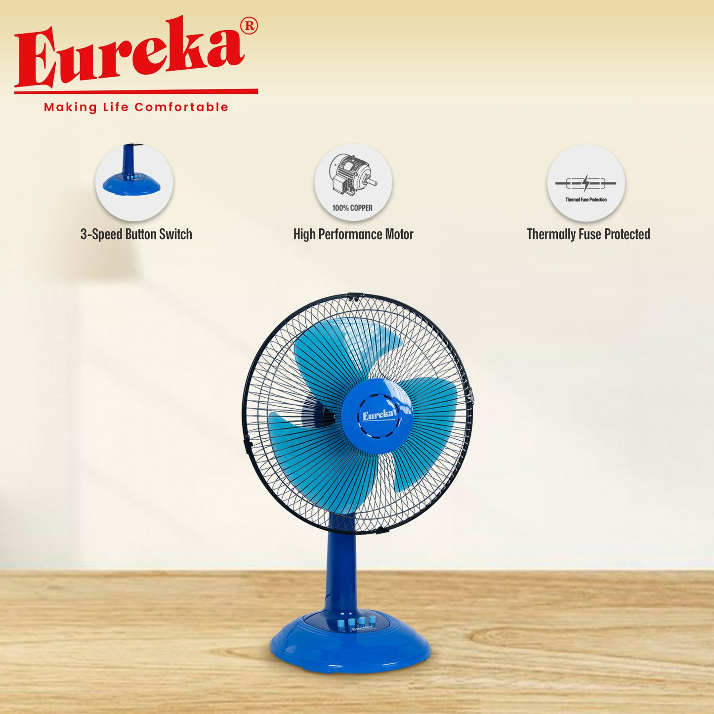 Eureka Desk Fan EDF 12 Extreme