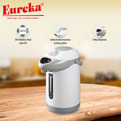 Eureka Electric Airpot Thermos 3 Easy Way Dispense EEA 3.0L