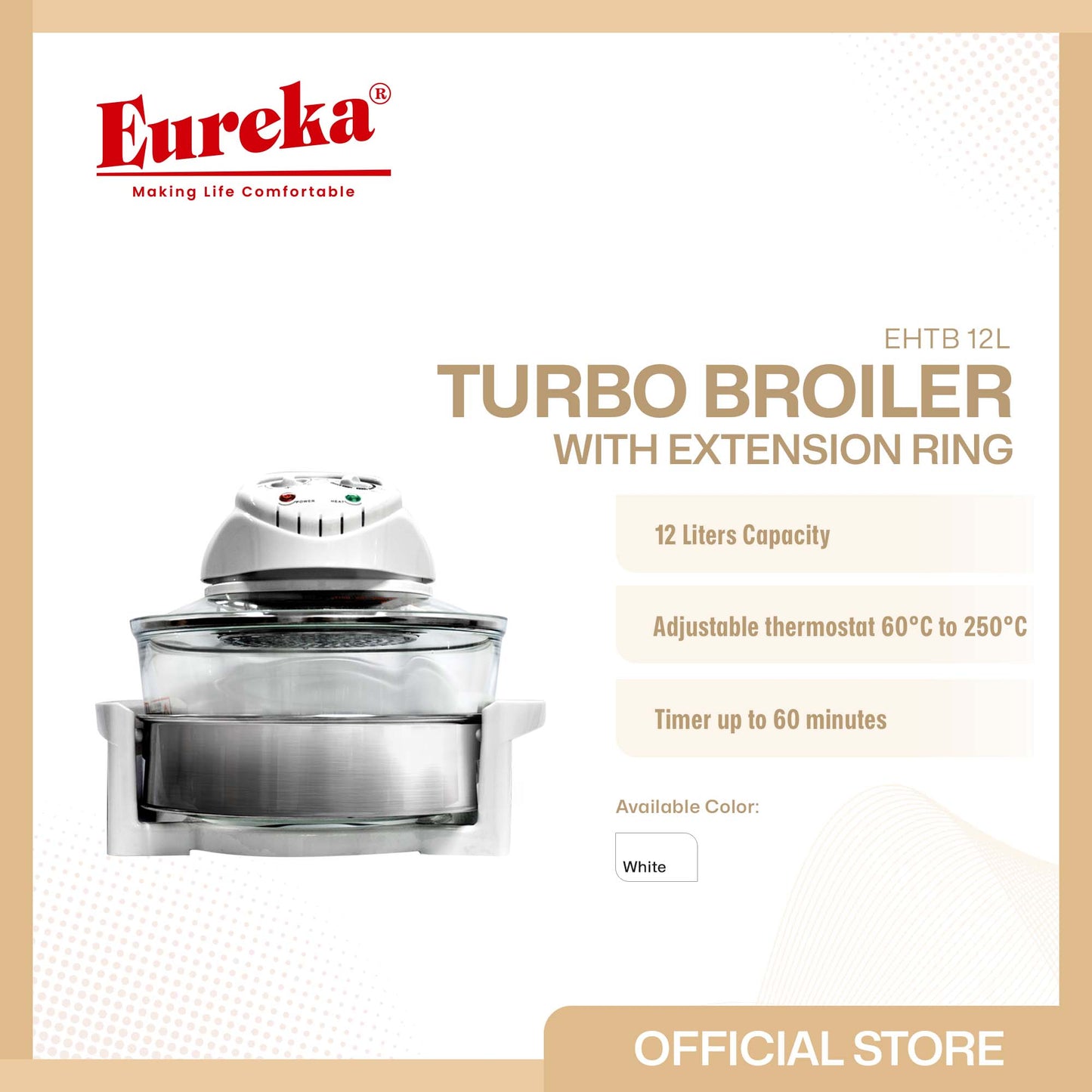 Eureka Turbo Broiler 12L EHTB 12L