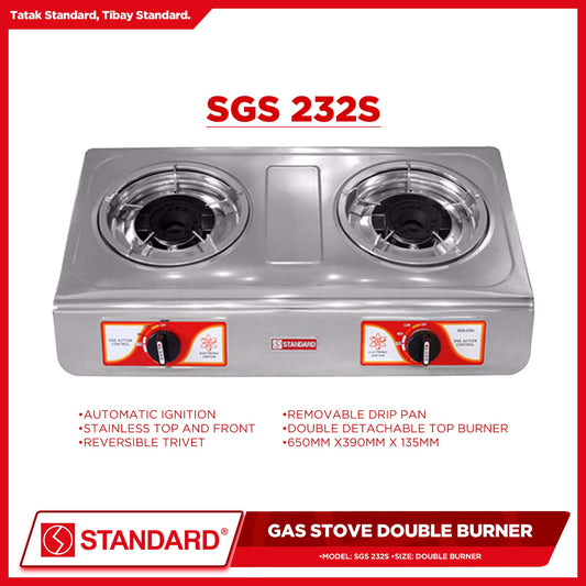 Standard Gas Stove Double Burner