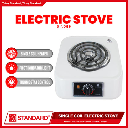 STANDARD Single Coil Electric Stove 1200W