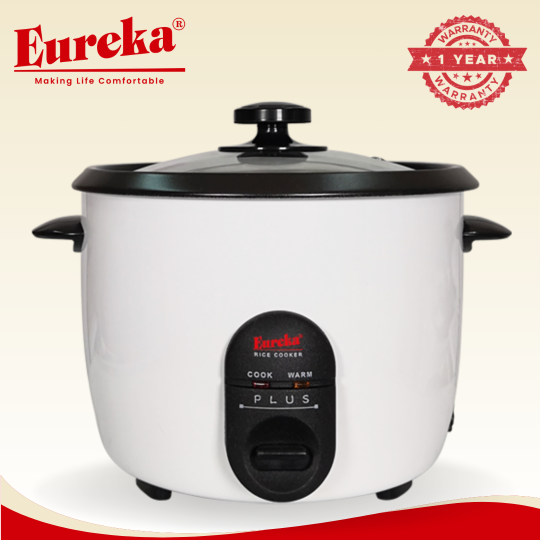 Eureka Rice Cooker Drum Type 9-Cups Suitable For 1–6 People 1.0L P | 1.5L P | 1.8L P