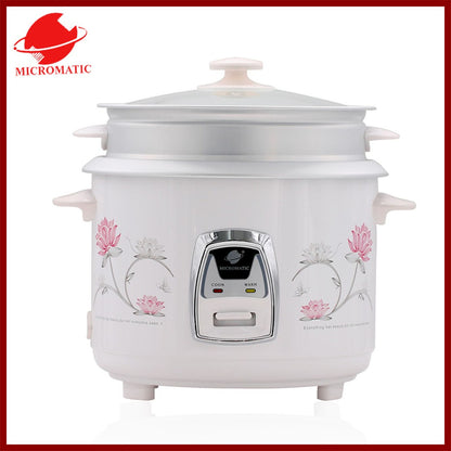 Micromatic MRC-818D Rice Cooker 1.8L Good for 10-12 Persons_White