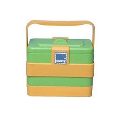 Sunnyware 633 picnic bento Lunch box Carrier - 2 layer rect