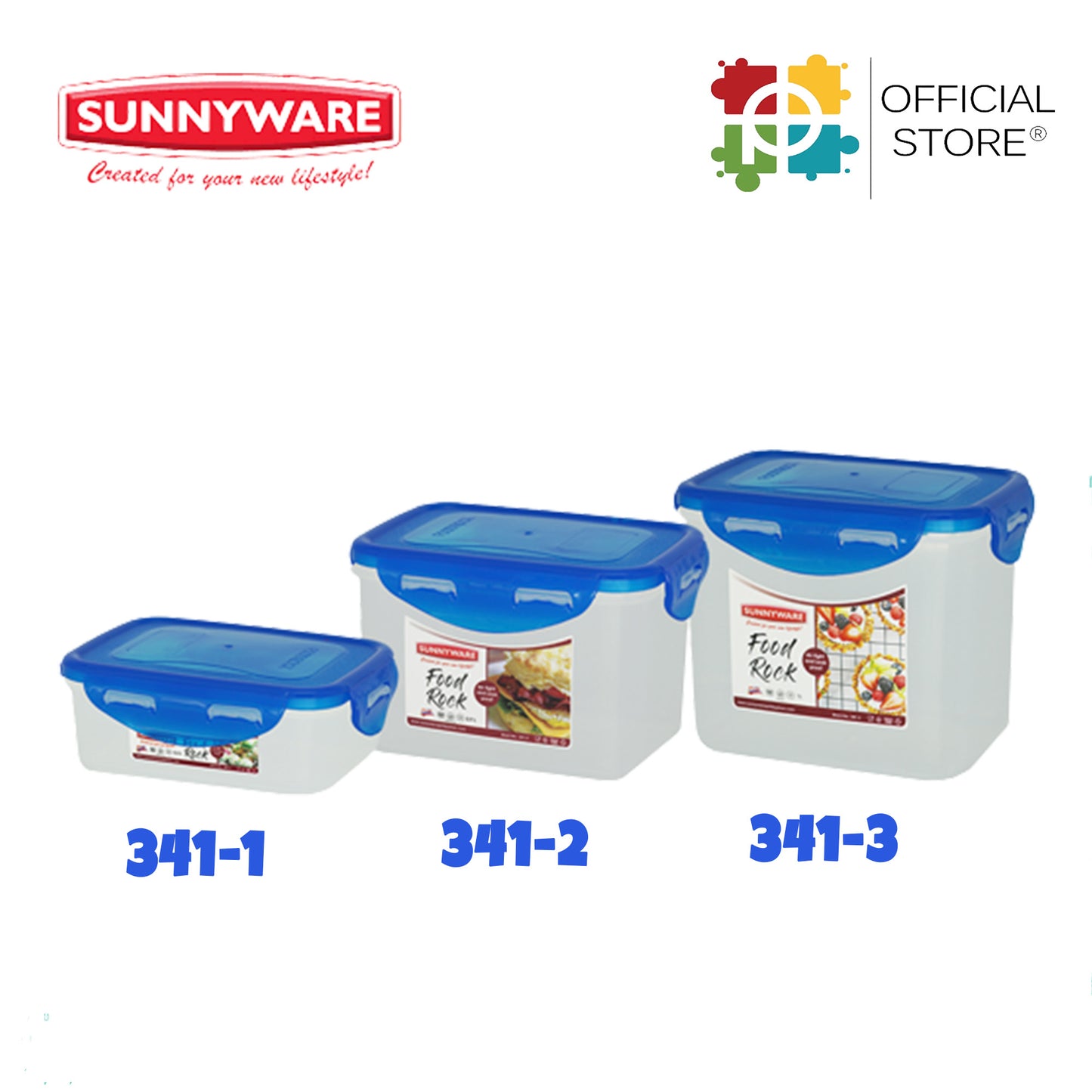 SUNNYWARE 341-3 1000 ml Food Keeper air tight