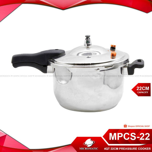 MICROMATIC MPCS-22 22cm Pressure Cooker 4qt