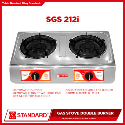 Standard Gas Stove Double Burner