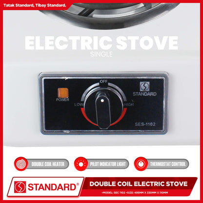 Standard Electric Stove Double Burner SEC-1102