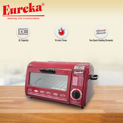 Eureka Electric Oven Toaster With Timer Function 6L & 8L