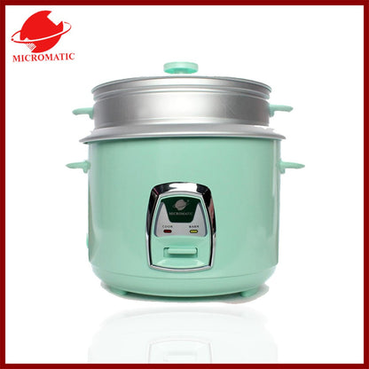 Micromatic MRC-868D Rice Cooker 1.8L Good for 10-12 Persons_Green