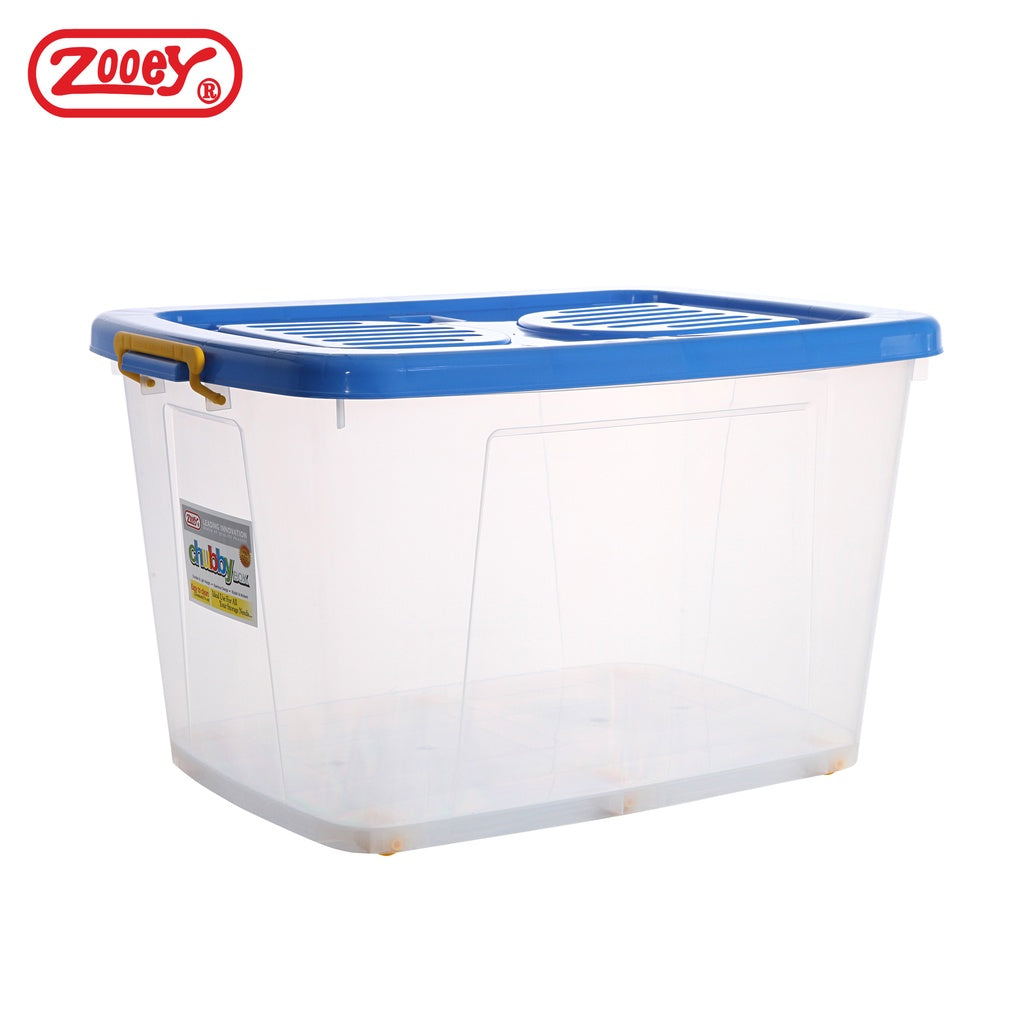 Zooey Chubby Box Big Transparent 131L Stock No. 1800-T