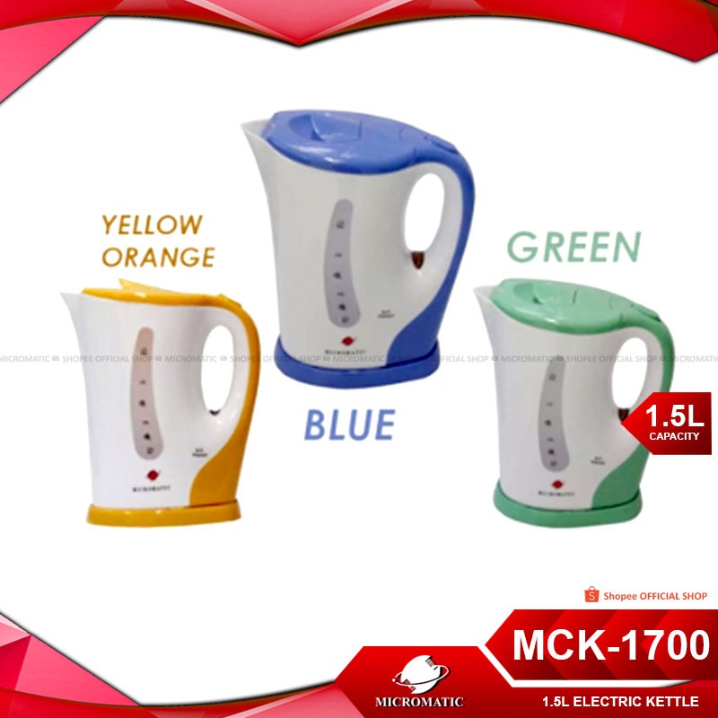 Micromatic MCK-1700 Electric Kettle 1.5Liters