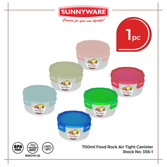 Sunnyware 356-1 700 ml Food Rock Air Tight Food Keeper Canister