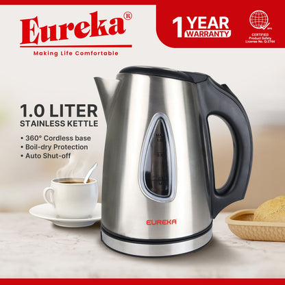 Eureka Fast Boiling Electric Kettle EKH 1.0LS