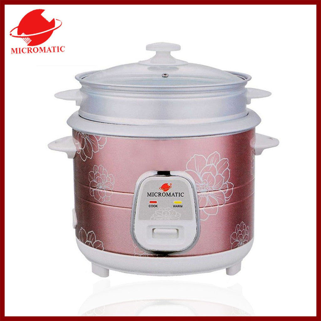 Micromatic MRC-538D Rice Cooker 1.0L Good for 3-5 Persons_White