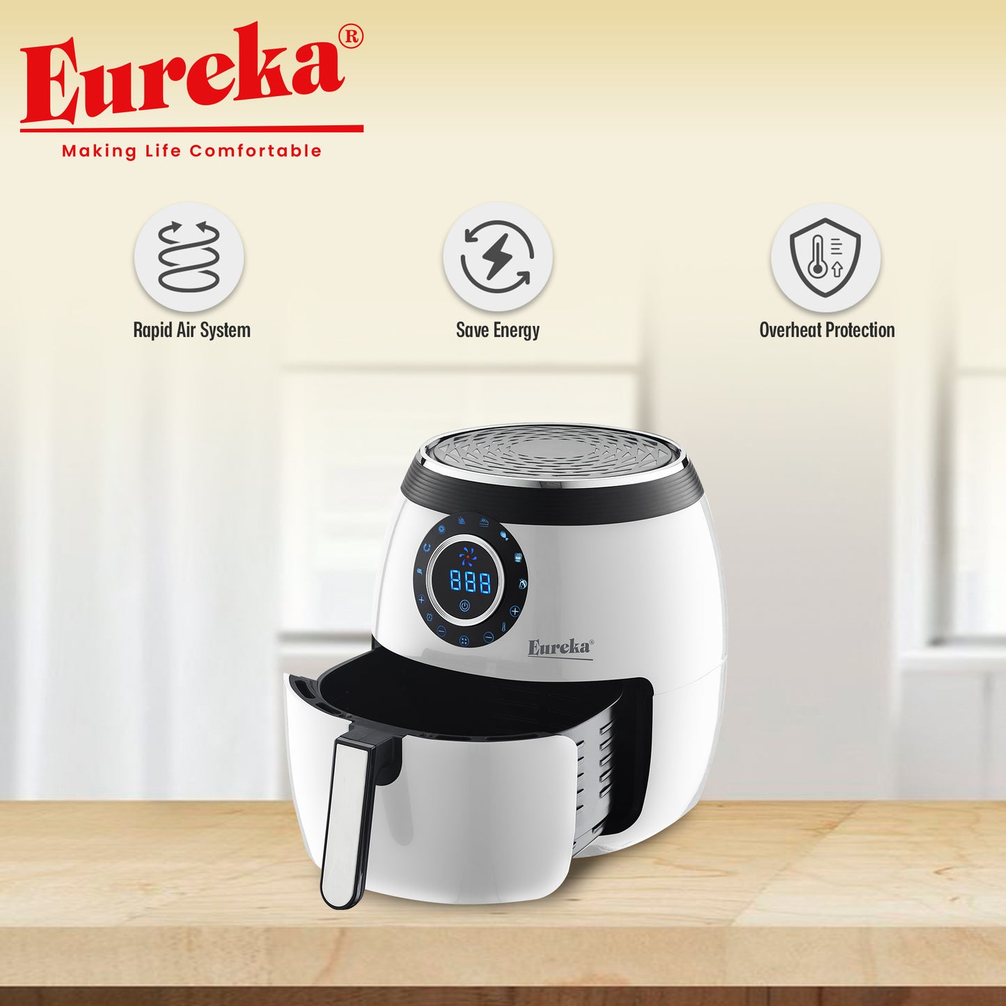 Eureka Electric Air Fryer Digital 4.5L & 7.0L