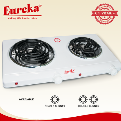 Eureka Double Coil Electric Stove | Single Coil Electric Stove Portable Burner Stove