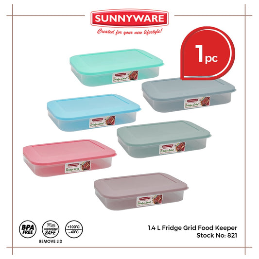 SUNNYWARE 821 - 1.4 L Fridge Grid Food Keeper 1PC