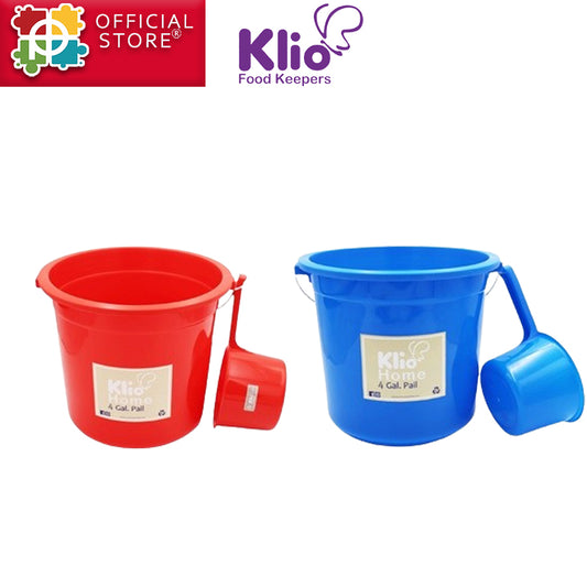 KLIO-H030 WATER PAIL 4GALLONS WITH Water Dipper set