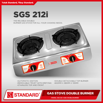 Standard Gas Stove Double Burner