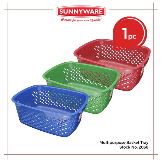 1pc Multipurpose Basket Tray [SUN-2038] | Plasticware | Kitchenware | Organizer | Modern Design