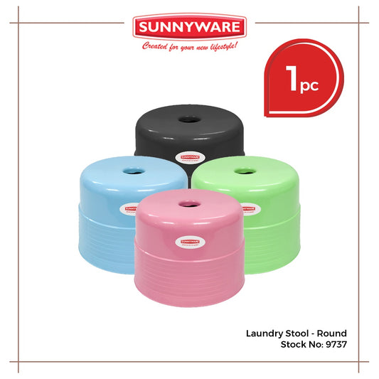 Sunnyware 9737 Laundry Stool - round