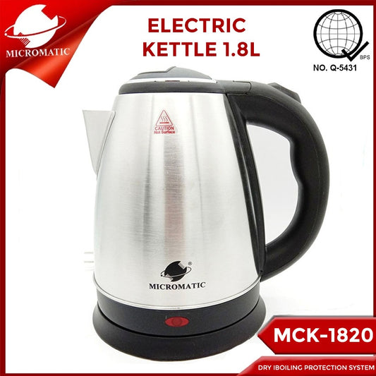 Micromatic MCK-1820 stainless steel Electric Kettle 1.8L