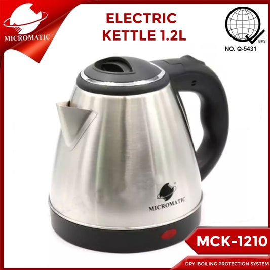 Micromatic MCK-1210 stainless steel Electric Kettle 1.2L