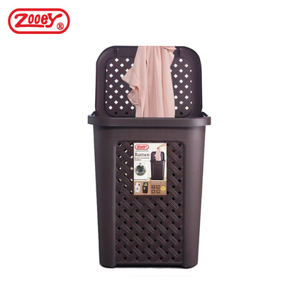 ZOOEY LAUNDRY RATTAN BASKET (SMALL)/HAMPER Stock No. 2016