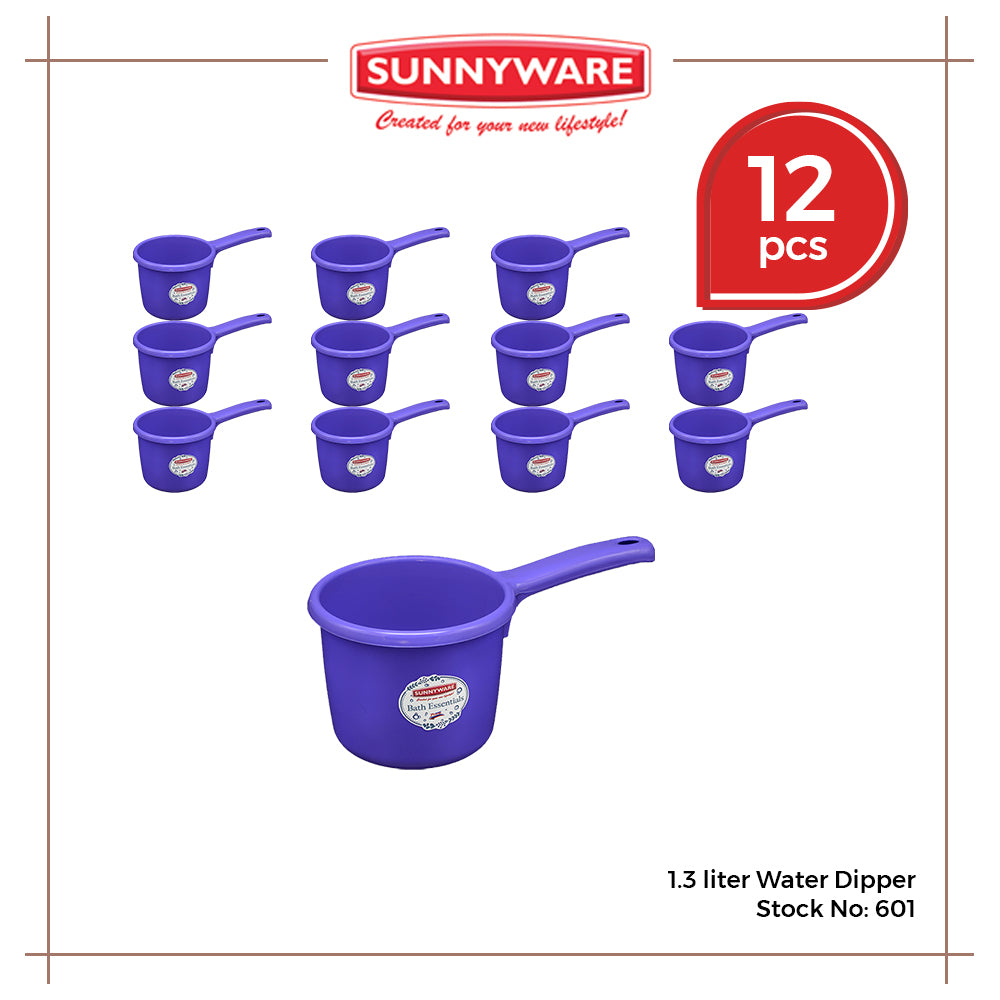 12pcs 1.3-liter Water Dipper [Sunnyware 601] | Plasticware | Bathroom | Accessories | Laundry | Tabo